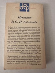 HYPNOTISM by George H. Estabrooks (1957) Trade Paperback RARE