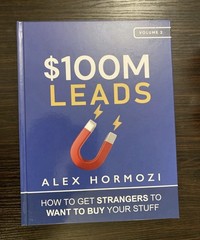 Alex Hormozi Book $100M One Hundred Million Dollar Leads Hardbound – NEW