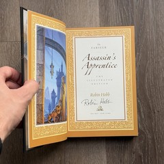 Signed – Robin Hobb Farseer Trilogy Hardcover Illustrated Edition – Signed NEW
