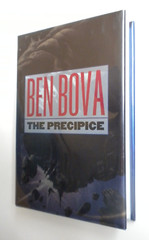 *SIGNED* BEN BOVA high grade 2001 collectible hardcover THE PRECIPICE 349 pages
