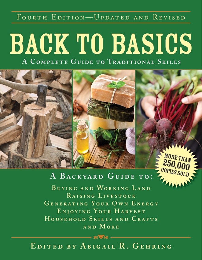 Back to Basics Book Traditional Skills Buying/Working Land Livestock Energy
