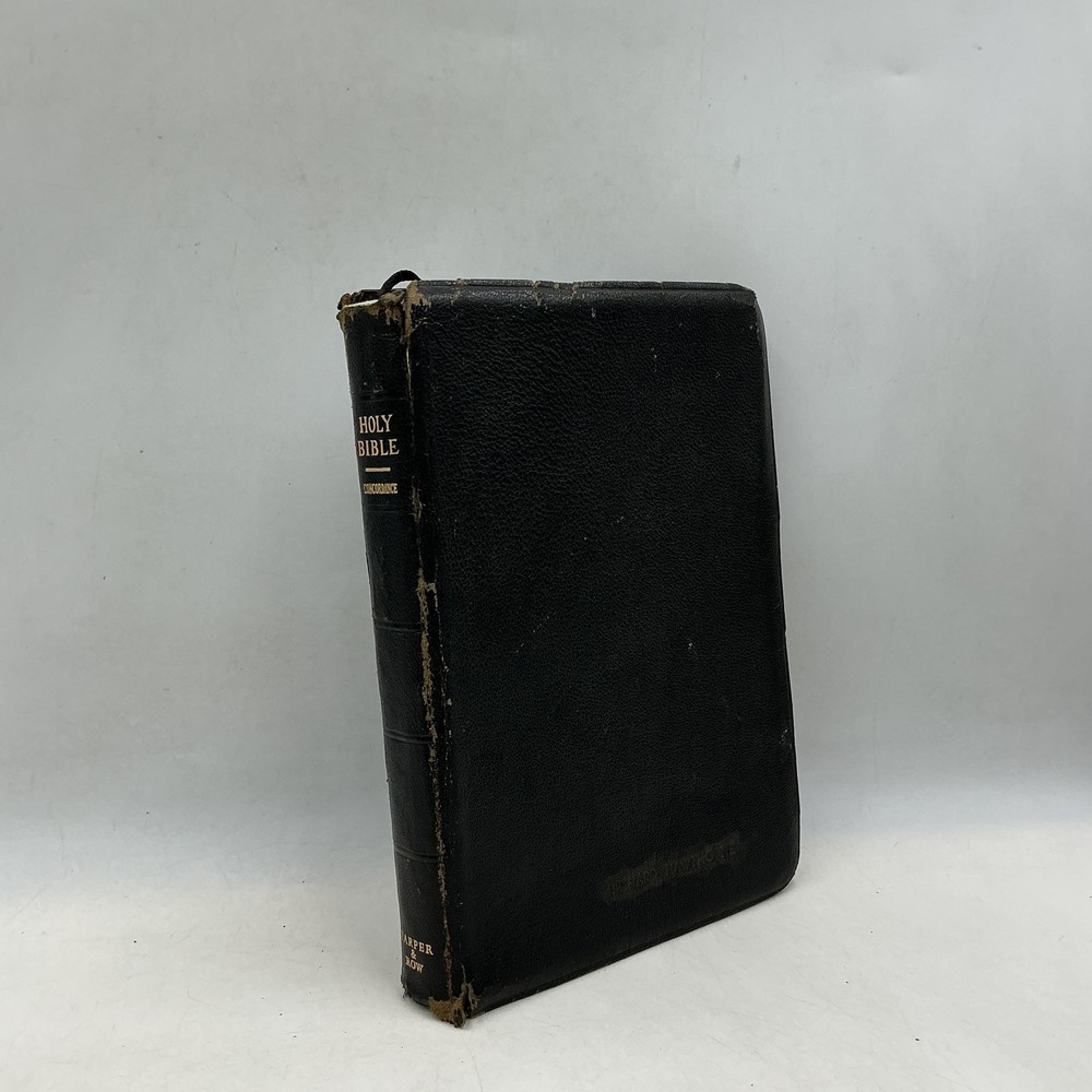 The Holy Bible Old & New Testaments Concordance Leather Pinseal Morocco 2217X