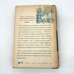 Food of France Waverley Root 1958 2nd Printing Culinary Travel Illustrated HC DJ
