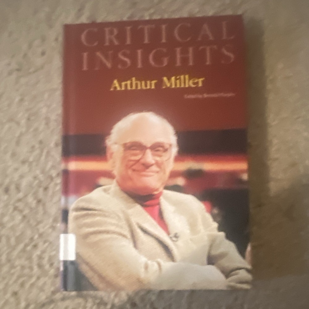 Critical Insights: Arthur Miller Hardcover Salem Press 2014 YA Ex-Library