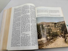 Vintage Large Holy Bible King James Version White Gold Gilt Page Edges