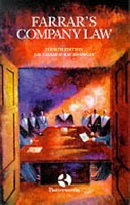Farrars Company Law : Fourth ( 4th ) Edition, Farrar, John H. & etc. & Furey, Ni
