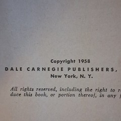 VINTAGE The Dale Carnegie Course PB ’58 Public Speakng Leadershp Human Relations