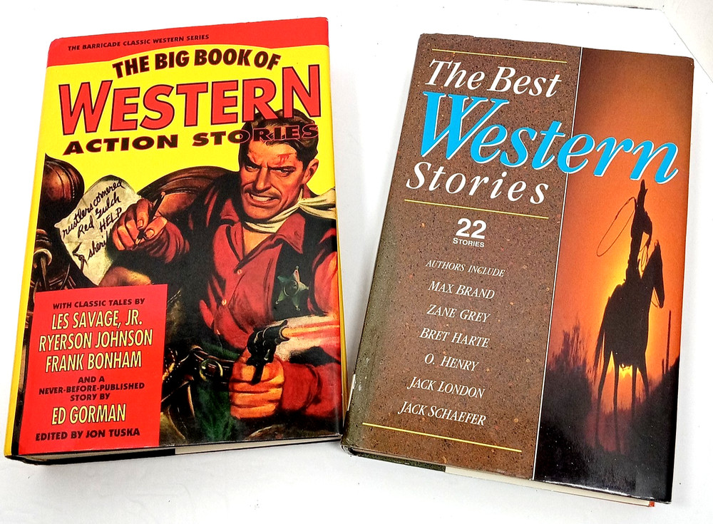 Big Book of Western Action Stories, Best Western Stories Hardcovers Dust Jackets