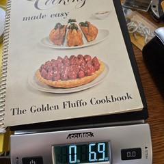 Vintage Creative Cooking Made Easy The Golden Fluffo Cookbook 1956 Spiral Good