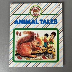 Vintage Preschool Press Hardcover „Animal Tales”, Good Condition