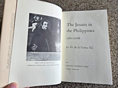 Jesuits in the Phillippines, 1581-1768 / H. de la Costa, 1967 HCDJ 1st Ed, VG+