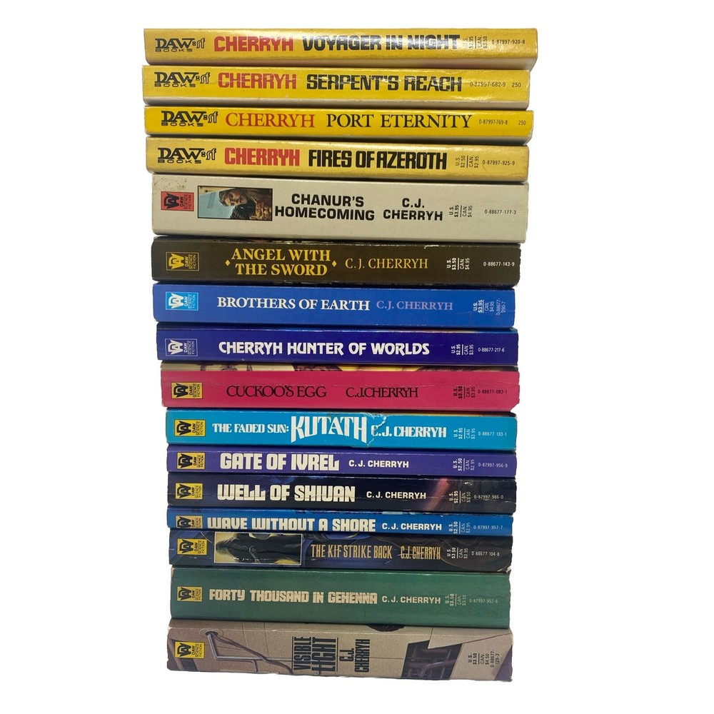 16 Vintage C.J. Cherryh DAW Books Paperbacks PB Lot