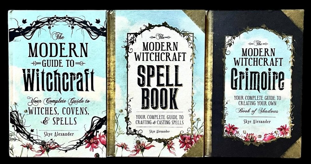 Lot of 3 MODERN WITCHCRAFT Books~Skye Alexander ~Guide/ Spell Book/ Grimoire~NEW