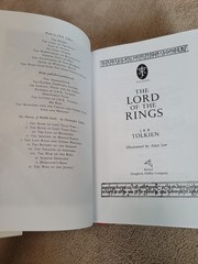 The Lord of the Rings by J.R.R. Tolkien 1991 Hardcover Illustrated Alan Lee