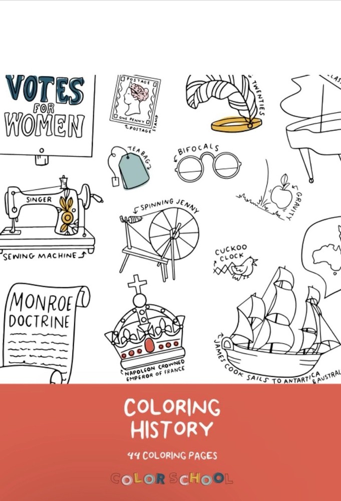 Coloring Book – Coloring History – 44 Coloring Pages