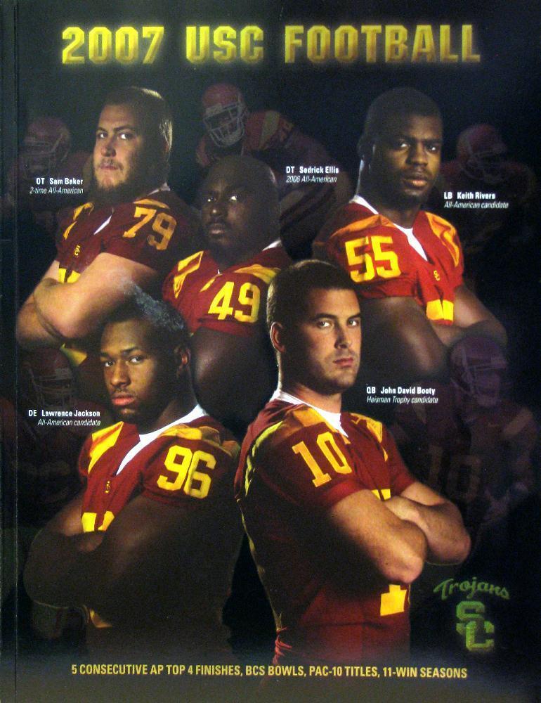 2007 University of Southern California Trojan Football Media Guide – 210 Pages