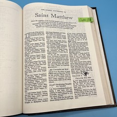 VTG 1977 Holy Bible Heritage Edition King James Red Letter 11.5”x9” Hard Cover