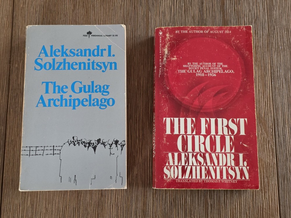 Two Vintage Solzhenitsyn Trade Paperback Books Gulag Archipelago 1st Ed