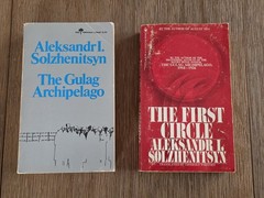 Two Vintage Solzhenitsyn Trade Paperback Books Gulag Archipelago 1st Ed