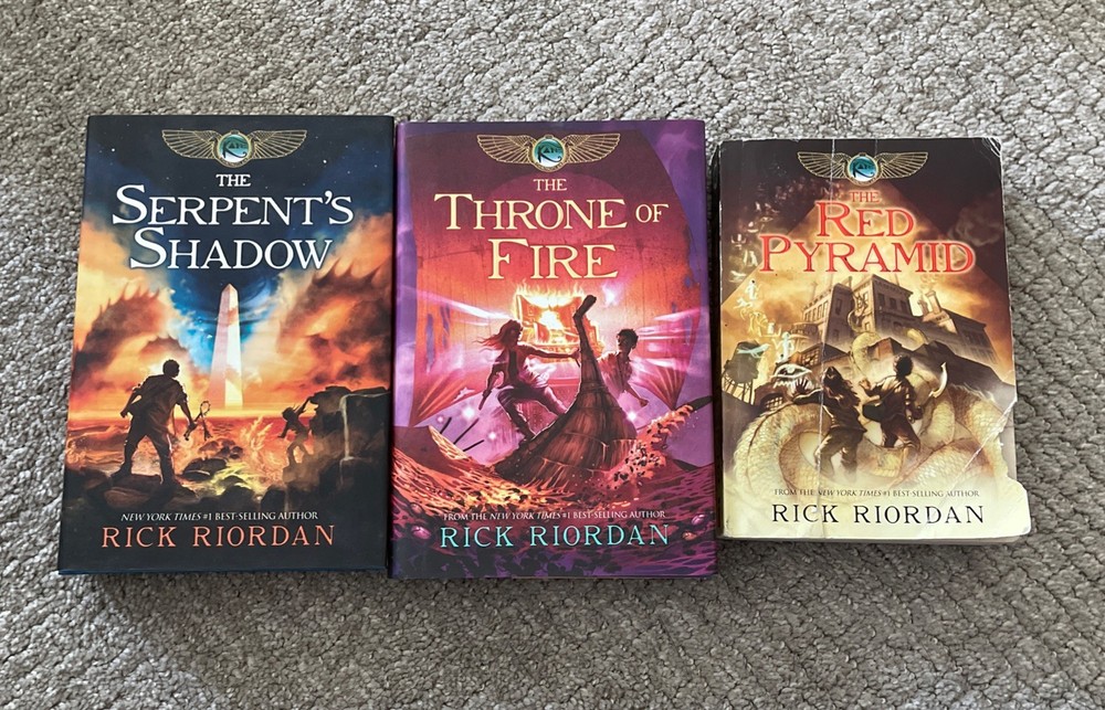The KANE CHRONICLES Books HC/PB Complete Set 1-3 Rick Riordan