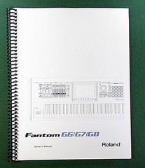 Roland Fantom G6 G7 G8 Owner’s Instruction Manual: 336 Pages & Protective Covers