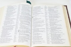 Holy Bible NKJV Red Family Edition Leather1985 Nelson 255BGCE 11.5×8.5×2 Inches