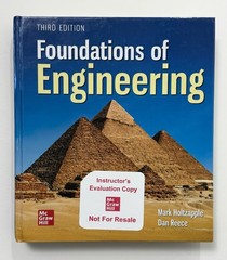 Foundations Of Engineering – 3rd Edition, Holtzapple, Hardcover, 2023 – Like New