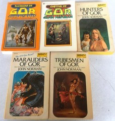 Lot of 27: John Norman complete GOR Series Tarl Cabot 1-25 DAW, DelRey, plus 2
