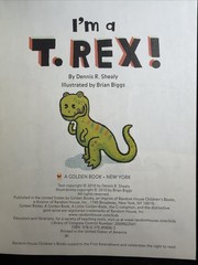 Vintage A Little Golden Book I’m A T. Rex! 2010 #7381