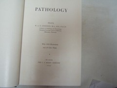 Pathology W A D Anderson 1948 1183 Illustrations 10 Color Plates