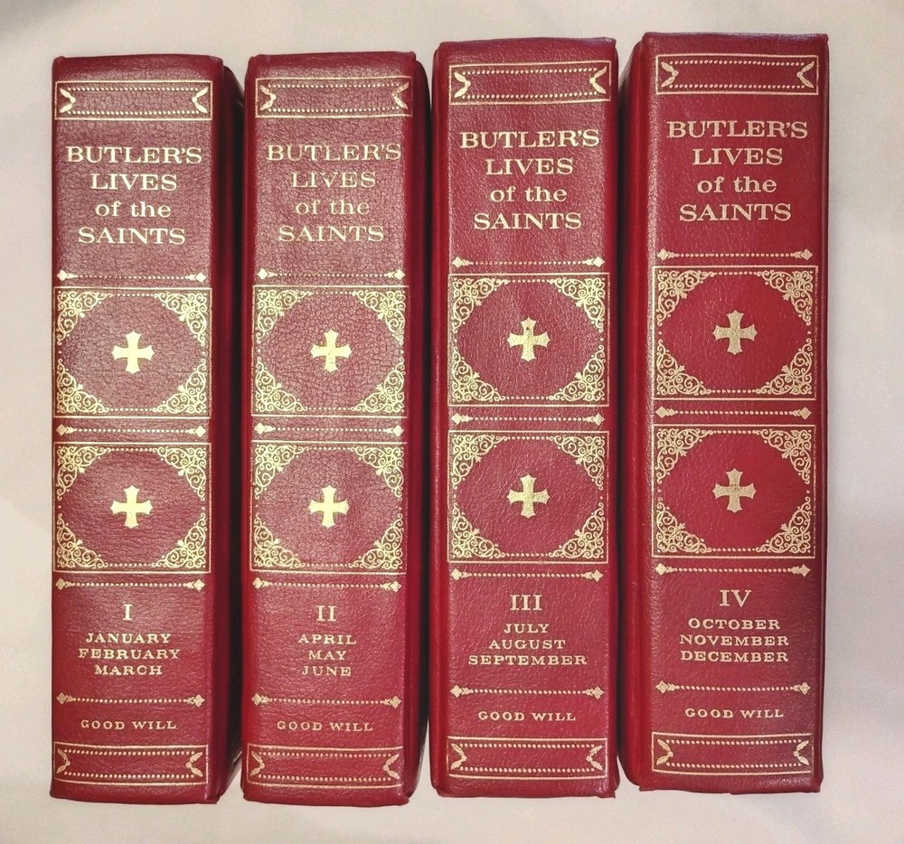 Butler’s Lives of the Saints Complete 4 Vol Set 1962 Special Edition Catholic