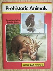Lot 2 Prehistoric Animals/Early Aircraft by Big Little Books 1977 Purnell & Sons