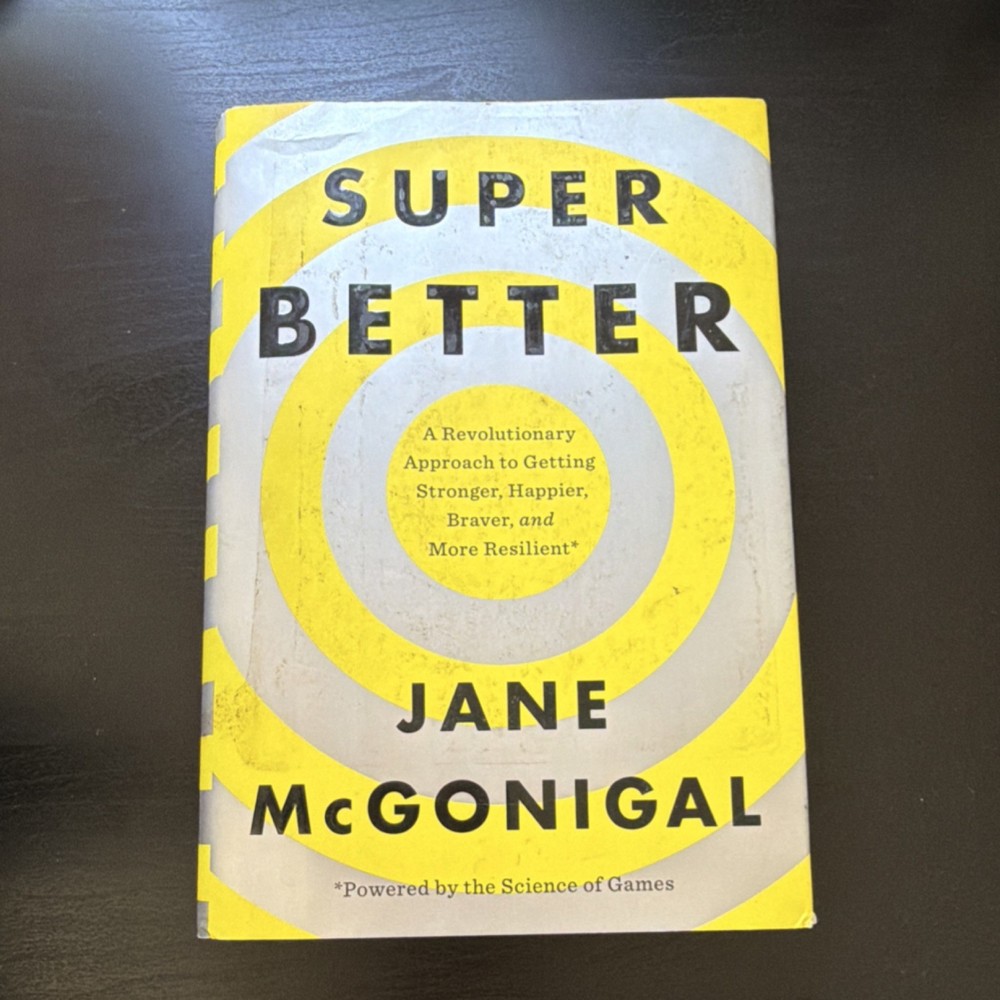 SuperBetter by Jane McGonigal Hardcover Penguin Self-Help Personal Development