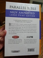 LARGE PRINT NKJV & Classic Amplified 1987 AMPC Parallel Bible Hardcover