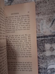 Ayn Rand Lot of 2 books, Atlas Shrugged, Anthem