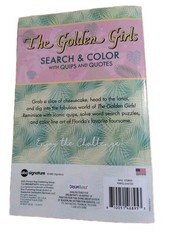 The Golden Girls (25) Word Search, Quips, Quotes and Coloring Book 🆕🆓 Shipping