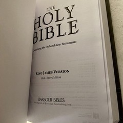 KJV Deluxe Gift & Award Bible (Gray) (King James Bible) Red Letter by Barbour