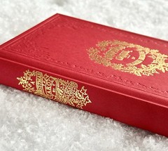 GIFT WRAPPED🎁A Christmas Carol Charles Dickens Silk Binding 1st Edition Replica