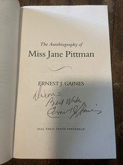SIGNED Autobiography of Miss Jane Pittman by Ernest J. Gaines