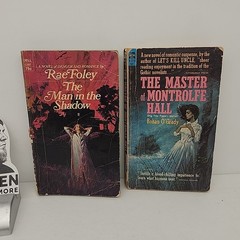 Vintage Gothic Romance Paperback Lot (2) Dell & Ace Star 1950s–70s VERY POOR
