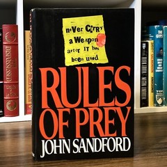 Rules of Prey – John Sandford (1st edition 2nd print) G.P. Putnam’s Sons, 1989