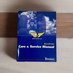 Michelin Aircraft Tire Care & Service Manual Book Rare 88 pages
