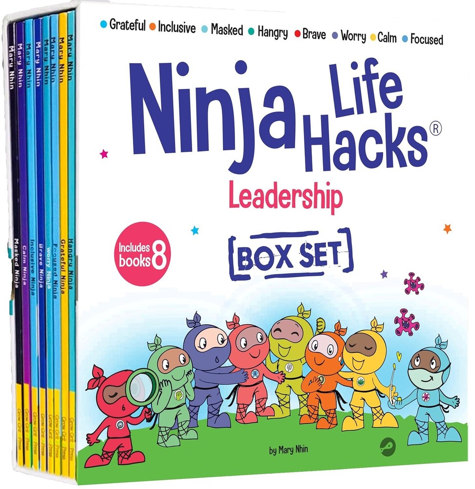 Ninja Life Hacks Leadership 8 Book Box Set (Books 17-24: Focused, Calm, Brav…