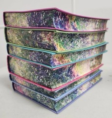 Jane Austen 6 Book Faux Leather Bound Set with Decorative Pages New
