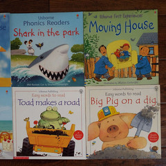 Lot 11 Usborne Easy Words to Read/Phonics Readers First Experiences Books
