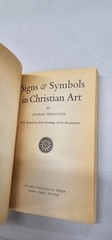 Signs And Symbols In Christian Art Vintage Paperback Book Religion