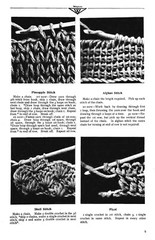 1916 Woolco Knitting & Crocheting Manual 80 Pages