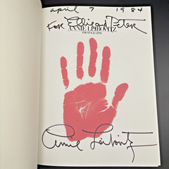 Annie Leibovitz: Photographs (1983) First Edition Signed w/ Red Handprint