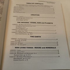 Christian Homeschool science Student Workbook & Teacher’s Manual. God’s creation