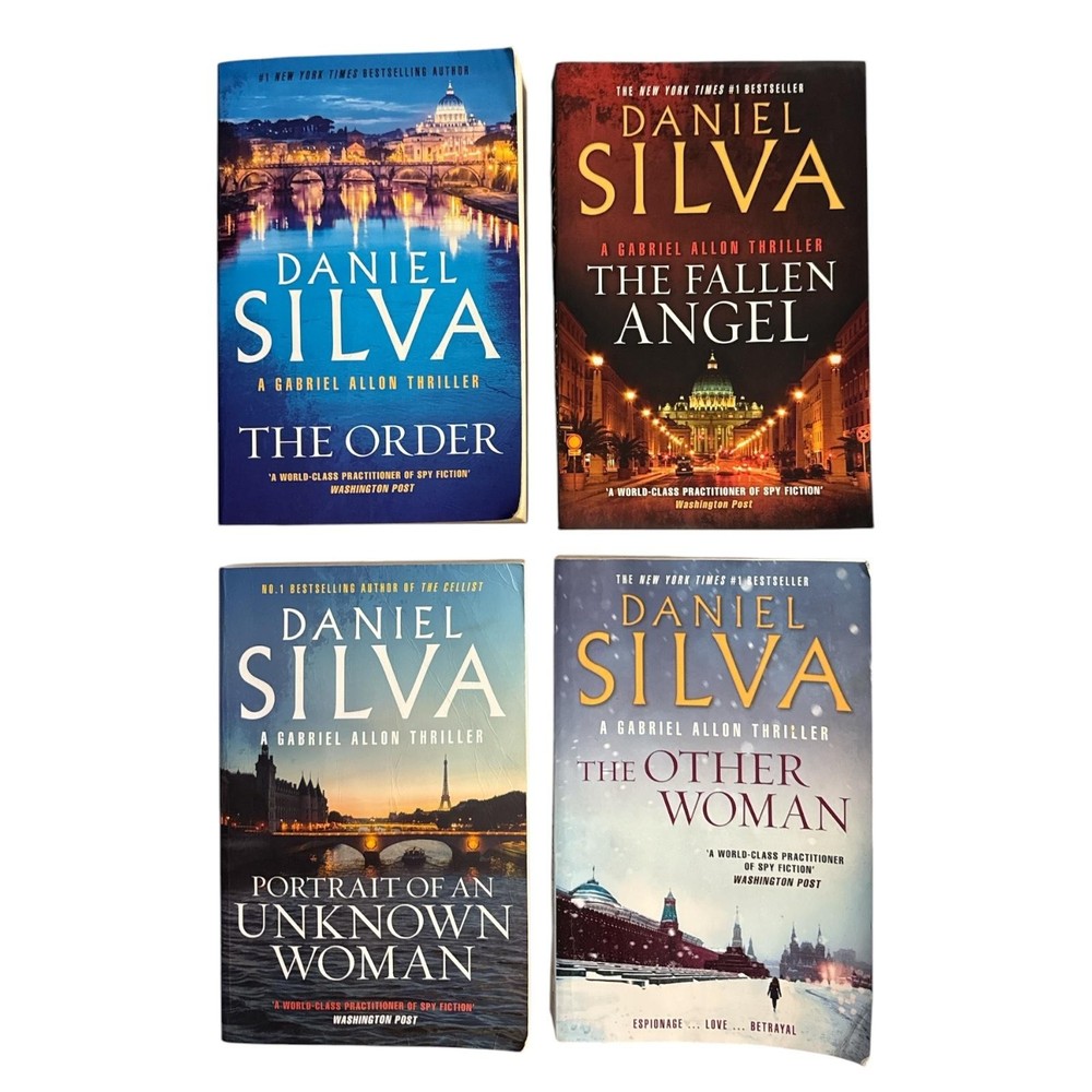 Daniel Silva 4 Book Set Paperback Gabriel Allon Series Thriller Spy Novels Lot
